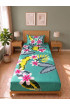 Hand Painted Rayon Bedsheet Set Single Size